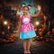Kids Gabby's Dollhouse Cakey Cat Costume Dress with Headband Perfect for Imaginative Play